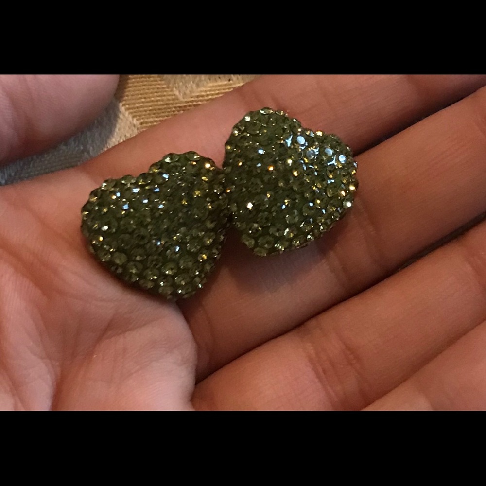 Sparkly Heart Earrings